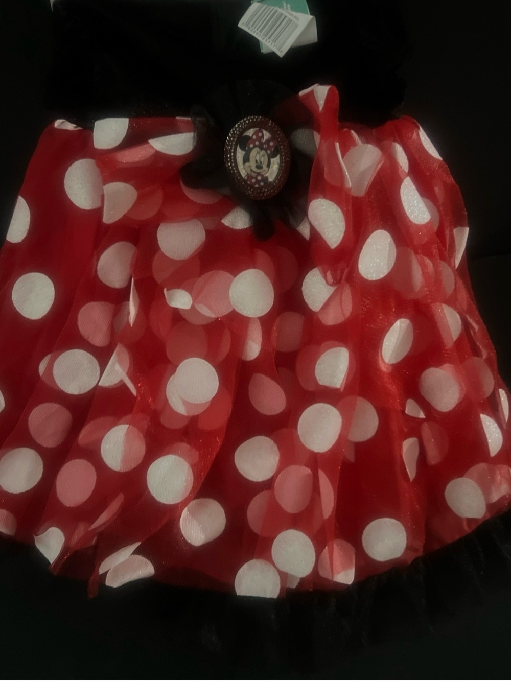 Disney Minnie Polka Dot Red and White Costume Skirt Baby Size 6-12 months